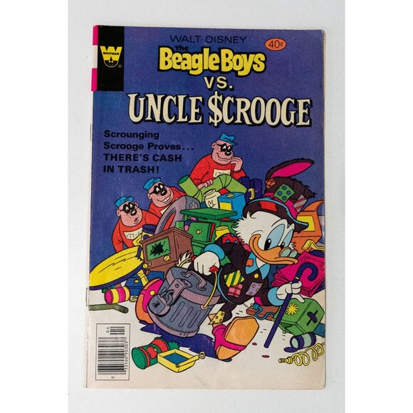 Vintage Walt Disney The Beagle Boys Vs. Uncle Scrooge Comic Book 1975 Whitman - Picture 1 of 13